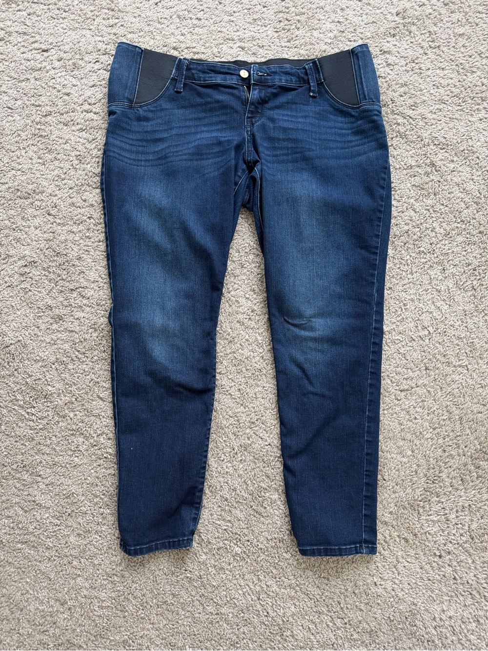 Maternity Dark Blue Stretch Jeggings